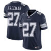 Men’s Dallas Cowboys #27 Royce Freeman Navy Vapor Untouchable Limited Football Stitched Jersey