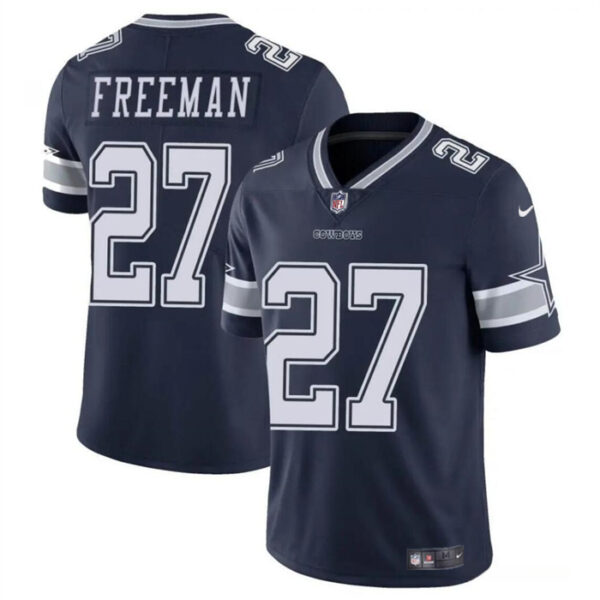 Men’s Dallas Cowboys #27 Royce Freeman Navy Vapor Untouchable Limited Football Stitched Jersey