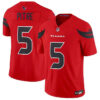 Men’s Houston Texans 5 Jalen Pitre Red 2024 Alternate F.U.S.E Vapor Football Stitched Jersey
