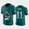 Men’s Philadelphia Eagles #11 Carson Wentz Midnight Green Player Portrait Edition 2020 Vapor Untouchable Stitched NFL Nike Limited Jersey