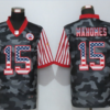 Men’s Kansas City Chiefs #15 Patrick Mahomes USA Camo 2020 Salute To Service Stitched NFL Nike Limited Jersey