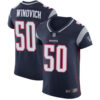 Men’s New England Patriots #50 Chase Winovich Home Vapor Untouchable Elite Navy Blue Football Jersey