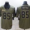 Men’s San Francisco 49ers #85 George Kittle Nike Olive 2021 Salute To Service Limited Player Jersey