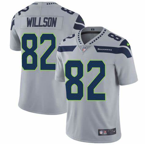 Nike Seattle Seahawks #82 Luke Willson Grey Men’s Stitched Vapor Untouchable Limited Jersey