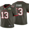 Men’s Tampa Bay Buccaneers #13 Mike Evans Grey 2021 Super Bowl LV Vapor Untouchable Stitched Nike Limited NFL Jersey