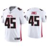 Men’s Atlanta Falcons #45 Deion Jones White New Vapor Untouchable Limited Nike Jersey