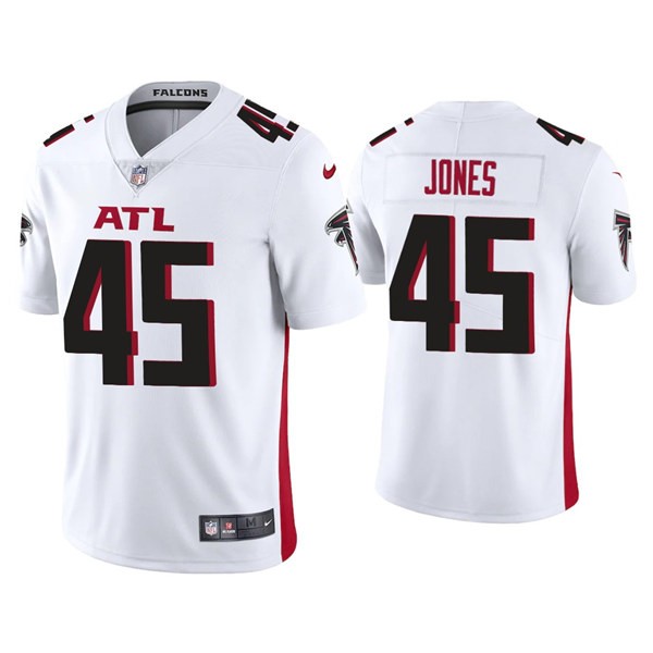 Men’s Atlanta Falcons #45 Deion Jones White New Vapor Untouchable Limited Nike Jersey