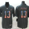 Men’s Miami Dolphins #13 Dan Marino 2019 Black Salute To Service USA Flag Fashion Limited Jersey