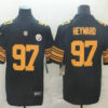 Men’s Pittsburgh Steelers #97 Cameron Heyward Black 2016 Color Rush Stitched NFL Nike Limited Jersey
