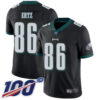Nike Eagles #86 Zach Ertz Black Alternate Men’s Stitched NFL 100th Season Vapor Limited Jersey