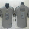 Men’s New Orleans Saints #9 Drew Brees 2019 Gray Gridiron Vapor Untouchable Stitched NFL Nike Limited Jersey