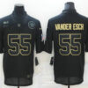 Men’s Dallas Cowboys #55 Leighton Vander Esch Black 2020 Salute To Service Stitched NFL Nike Limited Jersey