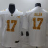 Men’s Buffalo Bills #17 Josh Allen 2020 White Leopard Print Fashion Limited Football Stitched Jersey