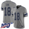 Nike Cowboys #18 Randall Cobb Gray Men’s Stitched NFL Limited Inverted Legend 100th Season Jersey