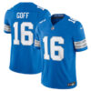 Men’s Detroit Lions #16 Jared Goff Blue 2024 F.U.S.E. Vapor Limited Stitched Jersey
