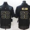 Men’s Indianapolis Colts #56 Quenton Nelson Black 2020 Salute To Service Stitched NFL Nike Limited Jersey