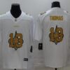 Men’s New Orleans Saints #13 Michael Thomas White 2020 Shadow Logo Vapor Untouchable Stitched NFL Nike Limited Jersey