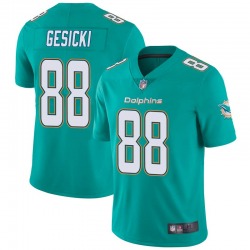 Men’s Miami Dolphins #88 Mike Gesicki Limited Aqua Team Color Vapor Untouchable Jersey
