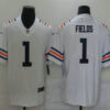 Men’s Chicago Bears #1 Justin Fields White 2021 Vapor Untouchable Stitched NFL Nike Alternate Classic Limited Jersey