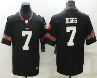 Men’s Dallas Cowboys #7 Trevon Diggs Black Mexico 2021 Vapor Untouchable Stitched Nike Limited Jersey
