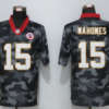 Men’s Kansas City Chiefs #15 Patrick Mahomes Camo White Name 2020 Salute To Service Stitched NFL Nike Limited Jersey