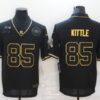 Men’s San Francisco 49ers #85 George Kittle Black Gold 2020 Salute To Service Stitched NFL Nike Limited Jersey