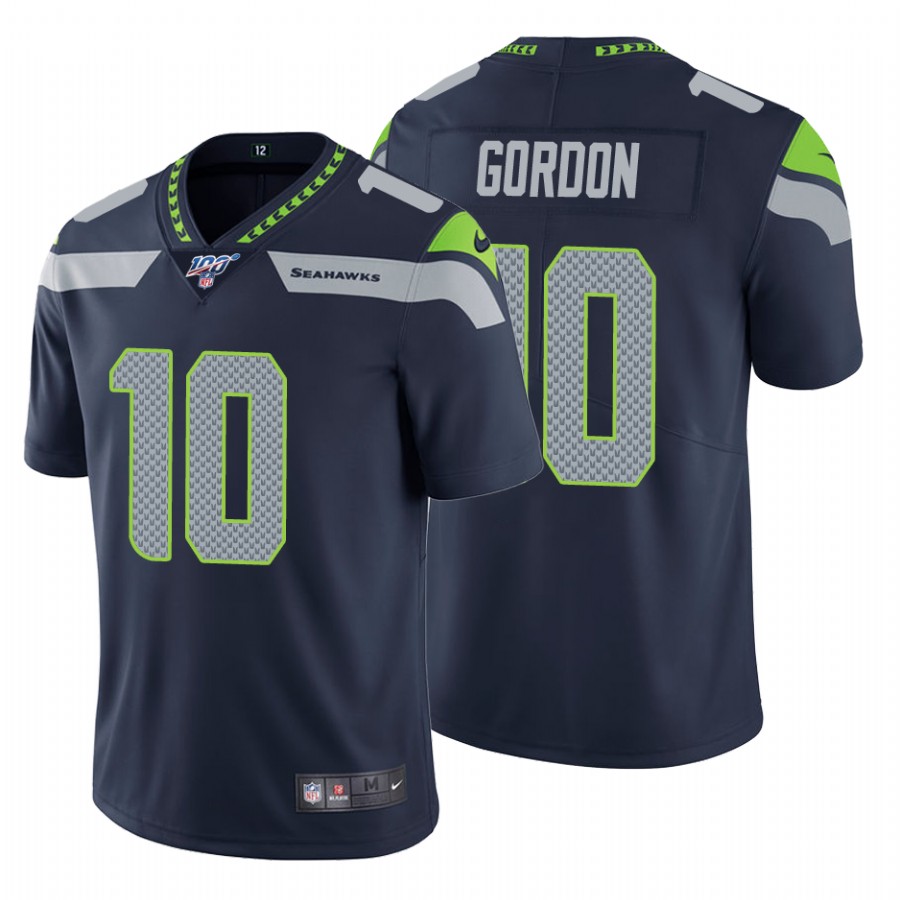 Nike Seahawks #10 Josh Gordon Navy Men’s Vapor Untouchable Limited NFL 100 Jersey