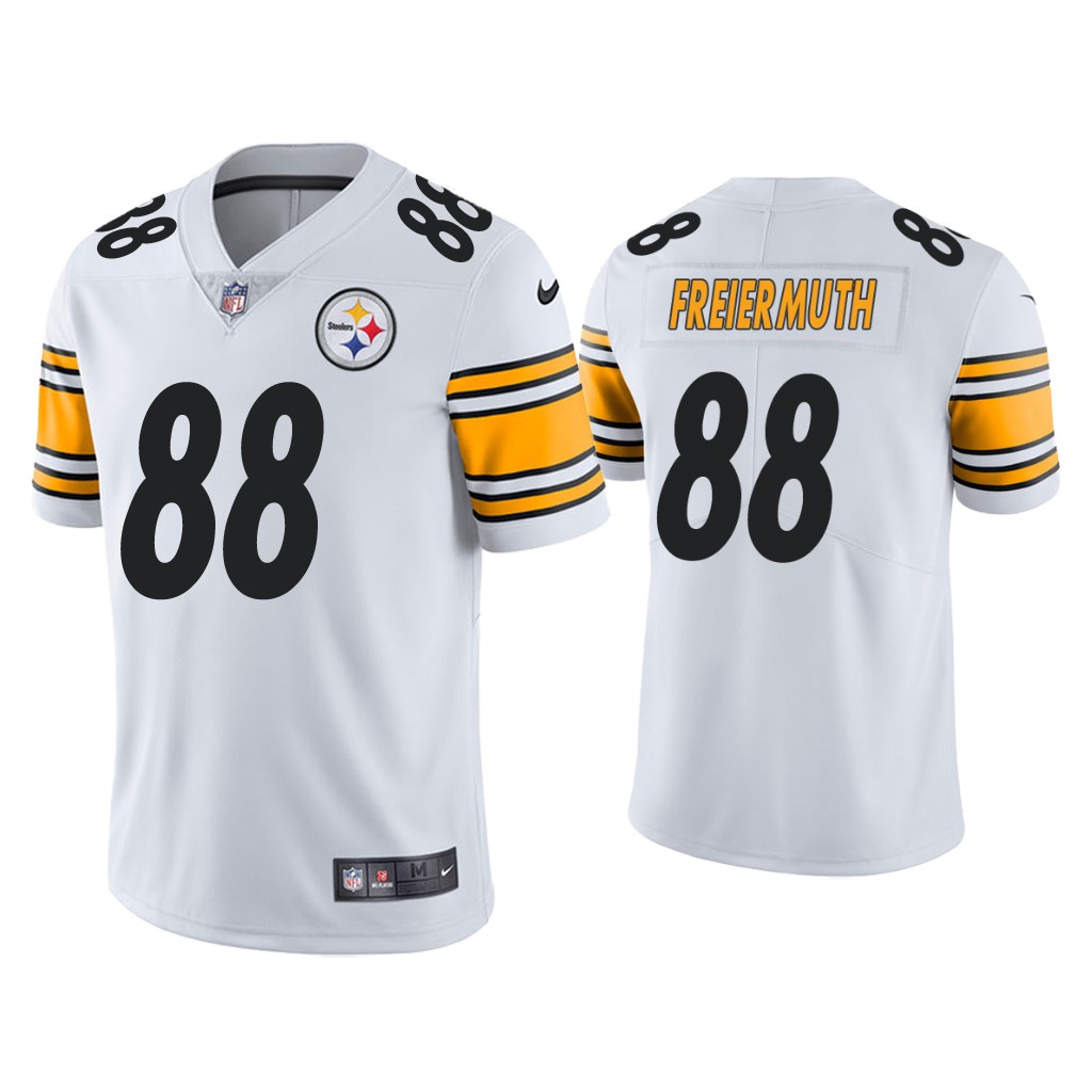 Men’s Pittsburgh Steelers #88 Pat Freiermuth Vapor Limited White Jersey