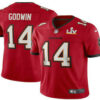 Men’s Tampa Bay Buccaneers #14 Chris Godwin Red 2021 Super Bowl LV Vapor Untouchable Stitched Nike Limited NFL Jersey