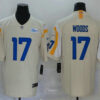 Men’s Los Angeles Rams #17 Robert Woods Cream 2020 NEW Vapor Untouchable Stitched NFL Nike Limited Jersey