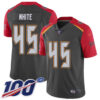 Nike Buccaneers #45 Devin White Gray Men’s Stitched NFL Limited Inverted Legend 100th Season Jersey
