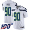 Nike Seahawks #90 Jarran Reed White Men’s Stitched NFL 100th Season Vapor Limited Jersey