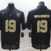 Men’s Pittsburgh Steelers #19 JuJu Smith-Schuster Black Camo 2020 Salute To Service Stitched NFL Nike Limited Jersey