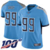 Nike Titans #99 Jurrell Casey Light Blue Alternate Men’s Stitched NFL 100th Season Vapor Limited Jersey