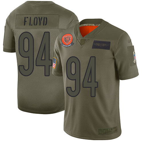 Nike Bears #94 Leonard Floyd Camo Men’s Stitched NFL Limited 2019 Salute To Service Jersey