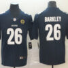 Nike Giants 26 Saquon Barkley Navy City Edition Vapor Untouchable Limited Jersey