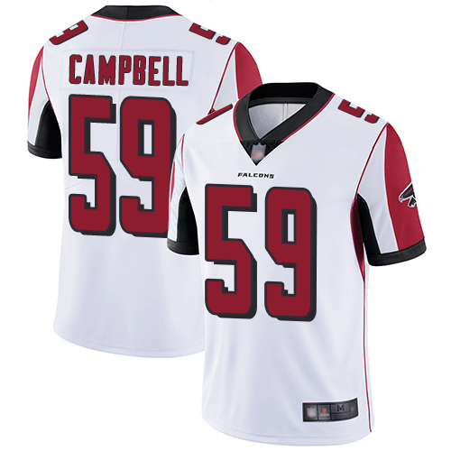 Falcons #59 De’Vondre Campbell White Men’s Stitched Football Vapor Untouchable Limited Jersey