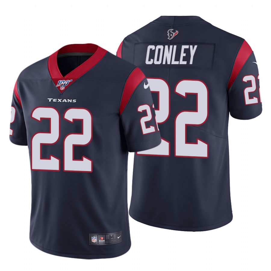 Nike Texans #22 Gareon Conley Men’s Navy Vapor Untouchable Limited NFL 100 Jersey