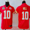 Youth Kansas City Chiefs #10 Tyreek Hill Red 2021 Super Bowl LV Vapor Untouchable Stitched Nike Limited NFL Jersey