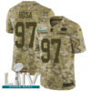 Nike 49ers #97 Nick Bosa Camo Super Bowl LIV 2020 Men’s Stitched NFL Limited 2018 Salute To Service Jersey