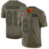 Nike Browns #81 Rashard Higgins Camo Men’s Stitched NFL Limited 2019 Salute To Service Jersey