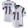 Men’s Nike New England Patriots #71 Danny Shelton White Vapor Untouchable Limited Player NFL Jersey