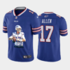 Men’s Buffalo Bills #17 Josh Allen Royal Blue Player Portrait Edition 2020 Vapor Untouchable Stitched NFL Nike Limited Jersey1