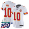 Nike Chiefs #10 Tyreek Hill White Super Bowl LIV 2020 Women’s Stitched NFL 100th Season Vapor Untouchable Limited Jersey