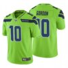 Nike Seahawks #10 Josh Gordon Green Men’s Vapor Rush Limited NFL 100 Jersey