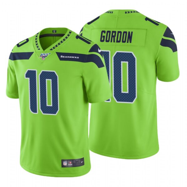 Nike Seahawks #10 Josh Gordon Green Men’s Vapor Rush Limited NFL 100 Jersey