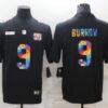 Men’s Cincinnati Bengals #9 Joe Burrow Multi-Color Black 2020 NFL Crucial Catch Vapor Untouchable Nike Limited Jersey