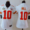 Women’s Kansas City Chiefs #10 Tyreek Hill White 2021 Super Bowl LV Vapor Untouchable Stitched Nike Limited NFL Jersey