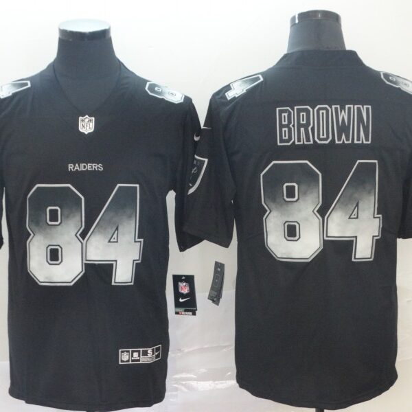 Nike Raiders 84 Antonio Brown Black Arch Smoke Vapor Untouchable Limited Jersey