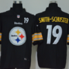 Men’s Pittsburgh Steelers #19 JuJu Smith-Schuster Black 2020 Big Logo Number Vapor Untouchable Stitched NFL Nike Fashion Limited Jersey